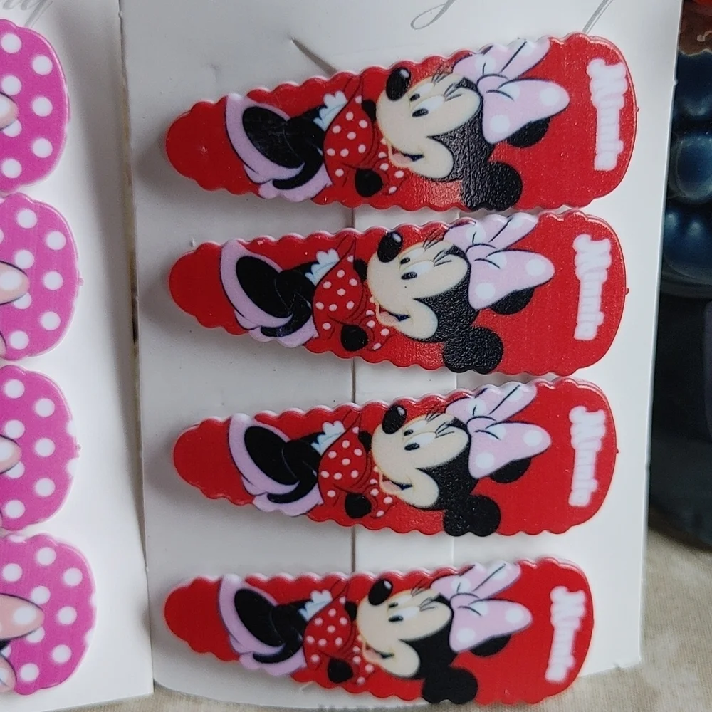 Bundle Of Minnie Mouse Hair Clip Accessories